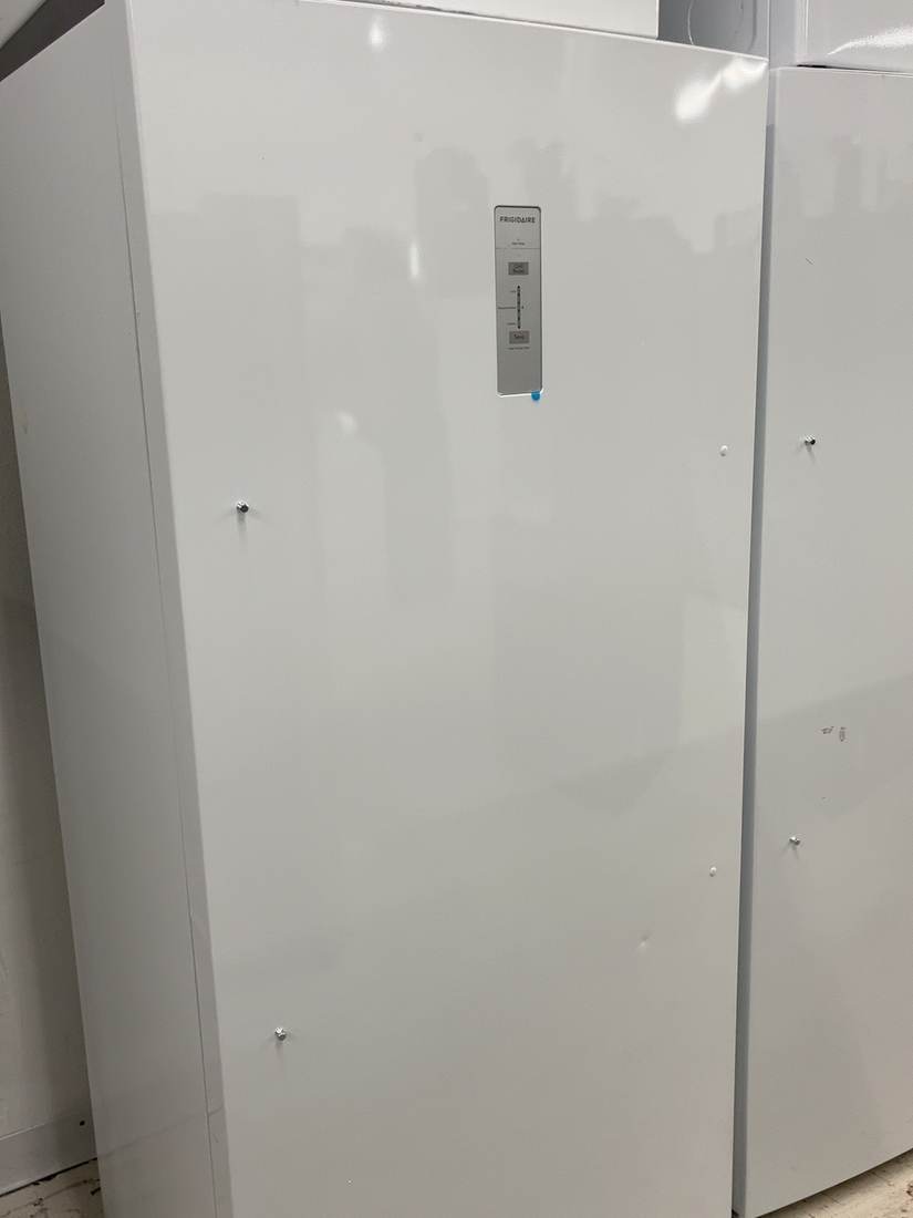 Actual Frigidaire FFUE2024AWC 20.0 Cu. Ft. Upright Freezer in White in the MD Appliances showroom