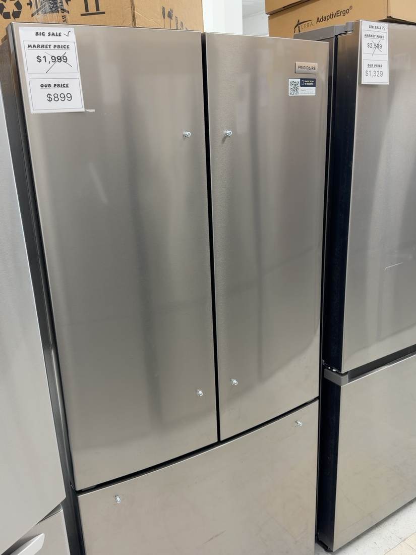 Frigidaire FRFG1813AV Stainless Steel French-Door Refrigerator – view 1