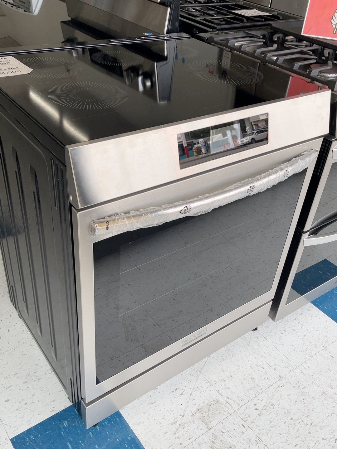 Actual Frigidaire Gallery GCFI3060BFG 30 in. Slide-In Induction Range in the MD Appliances showroom