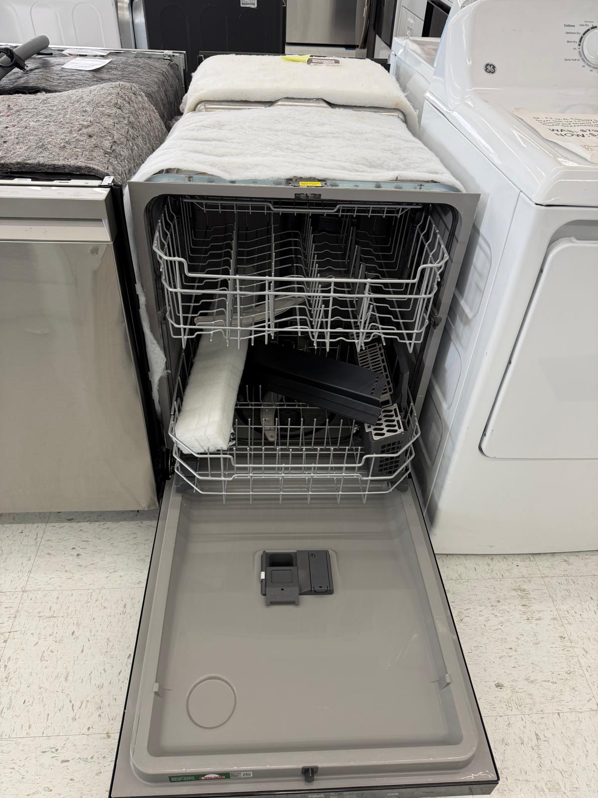 Actual GE ENERGY STAR Top Control Dishwasher with Sanitize Cycle & Dry Boost in Black – Model GDP630PGRBB in the MD Appliances showroom