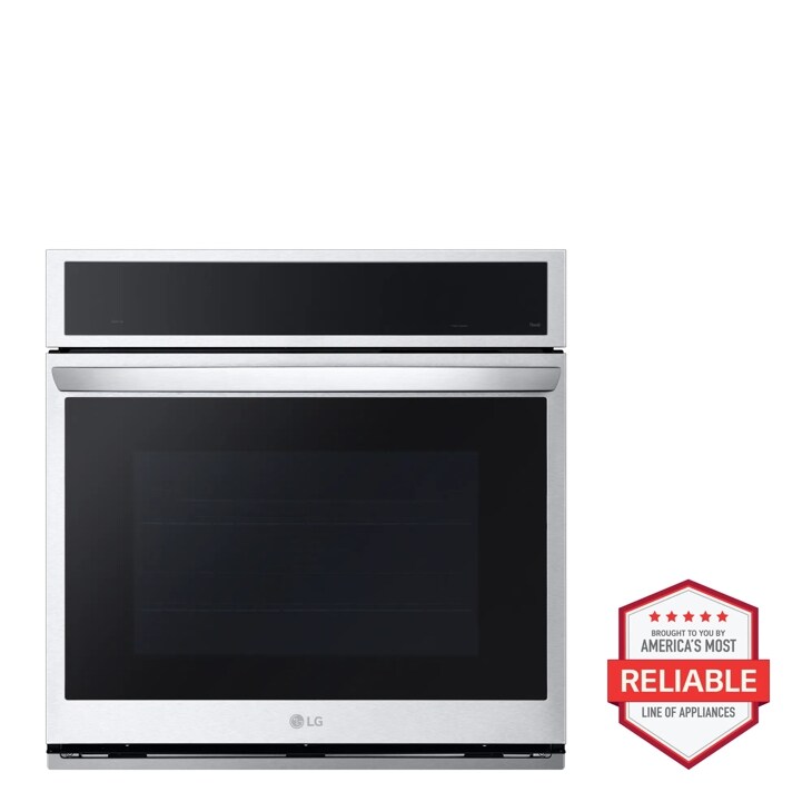 LG WSEP4727F 30-Inch 4.7 cu. ft. Smart Wall Oven with InstaView, True Convection, Air Fry and Steam Sous Vide – view 1